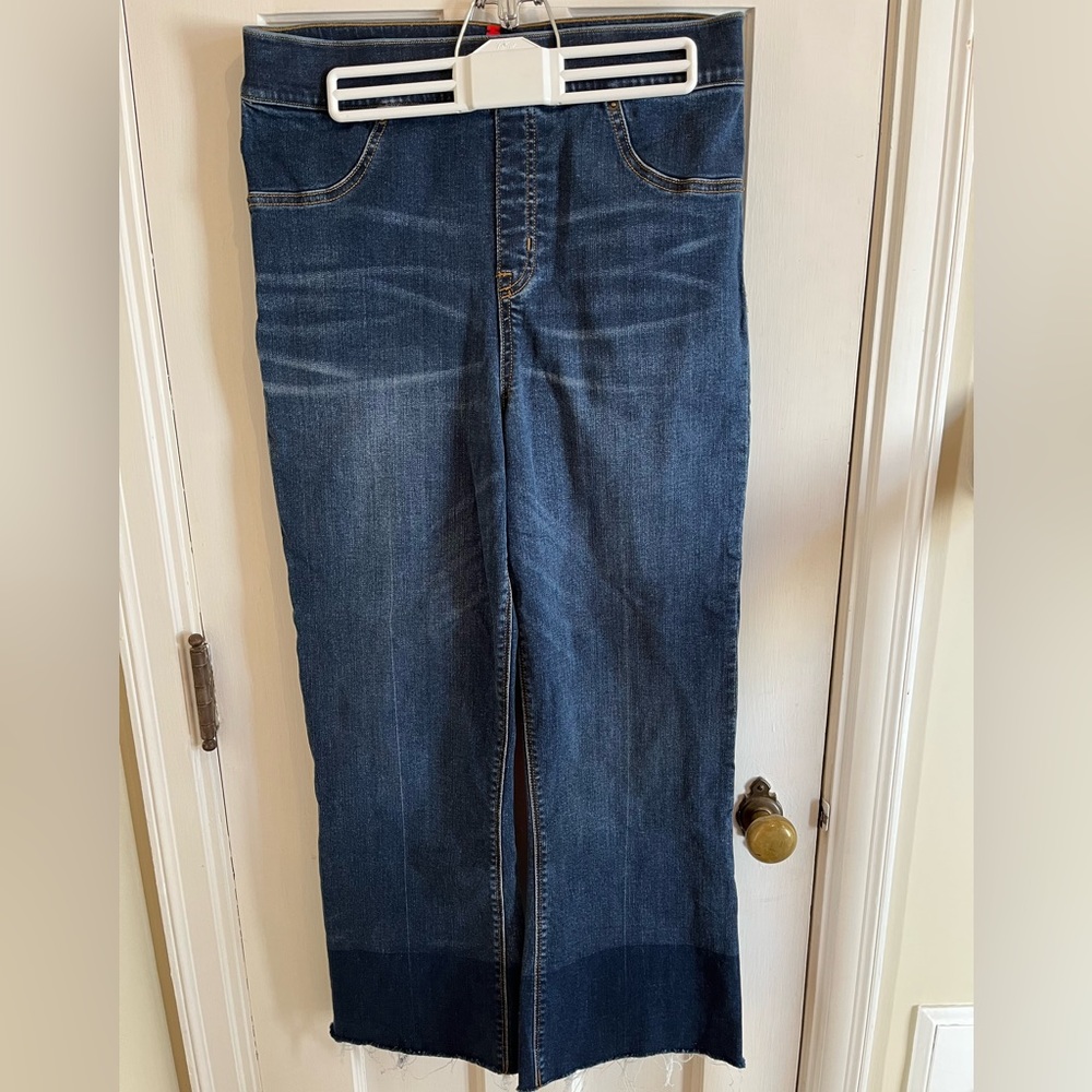 Spanx pull on cropped jean